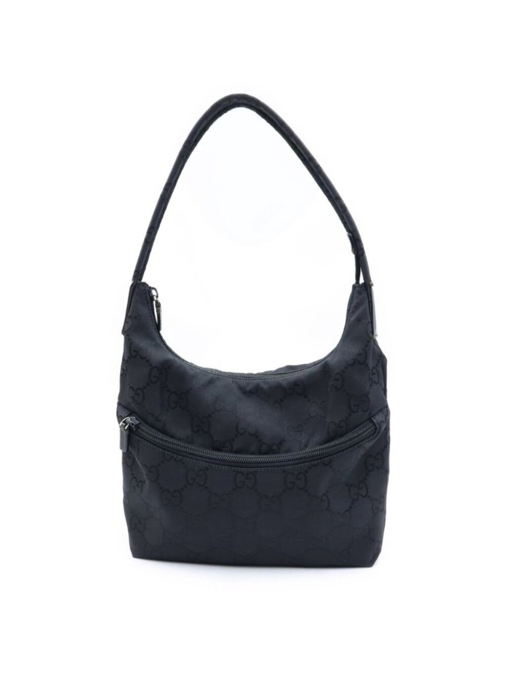 Gucci GG Nylon Shoulder Bag Black